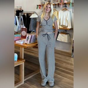 Bailey Rose Striped Two Piece Set.